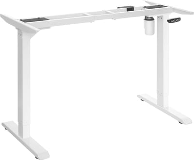 MIRA Home - Tafelonderstel - Wit - Elektrisch - Hoogte verstelbaar - (115-147)x60x(71-112)