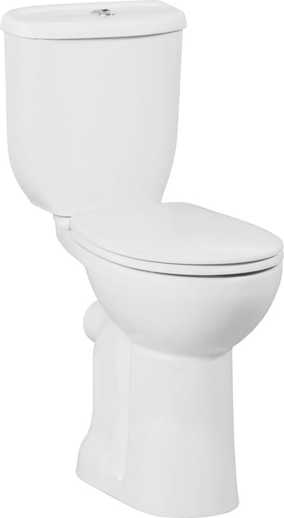 Creavit Mindervaliden Duoblok Toiletpot Diepspoel Met Sproeier (Bidet) PK Uitgang Wit (niet compleet)