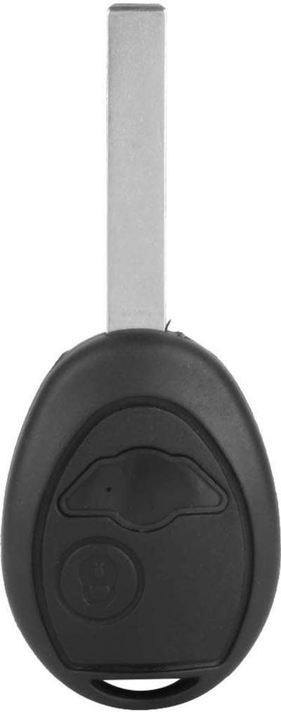 Dailygoods- Afstandsbedieningssleutelbehuizing vervangend - Autosleutel hoesje - Autosleutel etui - Kunststof - Zwart - Geschikt voor MINI One S R50