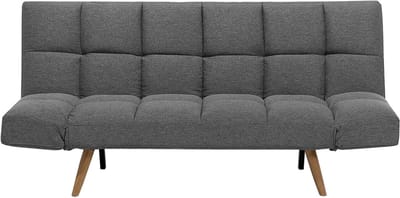 INGARO - Slaapbank 3-zits - Donkergrijs - Polyester