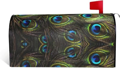 Brievenbus Cover - Postbakhoes Decoratie - Tuin Aankleden - Magnetische Bevestiging - 46 X 53 cm - Zwart