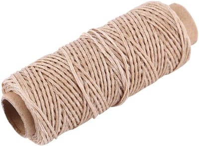 Waxdraad 150D 50M voor leren stikken, handstikwerk, boekbinden en schoenen repareren - ideaal voor DIY projecten en ambachtelijke creaties