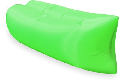 1x Opblaasbare Air Lounger – Draagbare Lazy Sofa, Zitzak en Luchtbed – Perfect voor Camping, Festival, Strand, Tuin en Muziekfestival – Lichtgewicht Opblaasbare Bank met Draagtas - nl