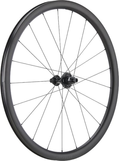 NEWMEN WHEEL ADVANCED G.34 - 28 Inch - Fietswiel Racefiets - Carbon - Bandbreedte 35 - 50 mm - Voorwiel - Zwart