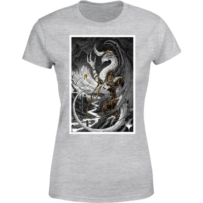 Magic The Gathering Bolas Poster Art Women's T-Shirt - Grey - S