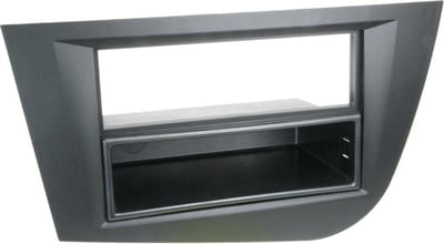 2-DIN Paneel geschikt voor Seat Leon (1P/ 1PN) 09/2005-03/2009 - Kleur: zwart