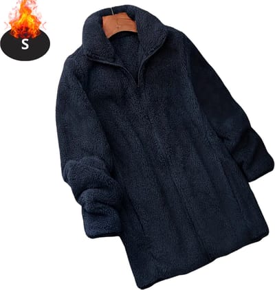 Livano Winterjas - Parka - Dames - Winter - Jas - Volwassen - Stijlvol - Marineblauw - S