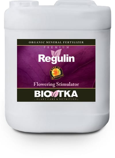 BioTka REGULIN 5 Ltr (Bloeiregulator) plantvoeding - bloei - biologische voeding - biologische plantvoeding - bio supplement - hydro plantvoeding - plantvoeding aarde - kokosvoeding - kokos voeding – supplement - organische plantenvoeding - organisch