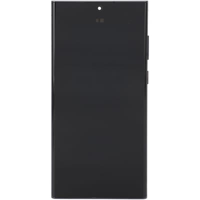 Remplacement d'écran Écran tactile Numériseur Assemblage pour S22 Ultra Téléphone Européen avec Cadre gray