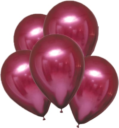 Daily Style – Ballonnen – Chroom Rood – 10 stuks – Feestdecoratie