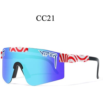 UV400 Pit Viper Zonnebril voor Mannen Vrouwen Volwassenen Buitensporten MTB Bril UV Bescherming Tinten