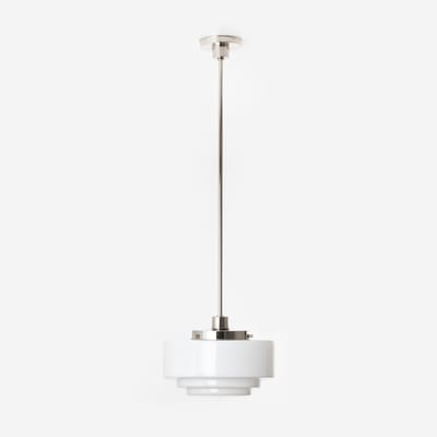 Hanglamp Getrapt Ø 30 20's Nikkel - Art Deco Trade