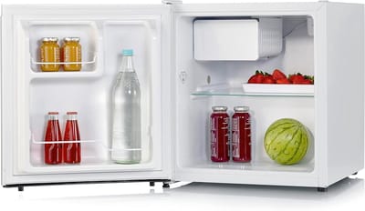 Koelbox met Vriezer - Mini Koelkast - Voedsel Bewaren - Zeer Stil - 45 Liter - Wit