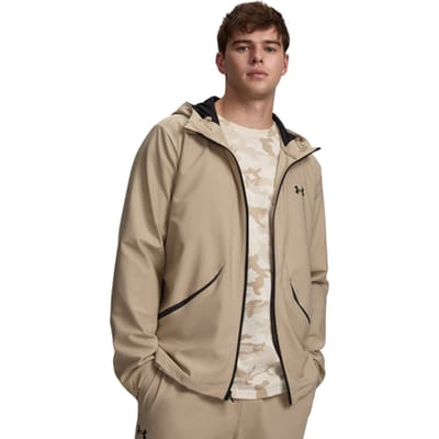 Under Armour ua unstoppable woven jacket-brn 6014621-299