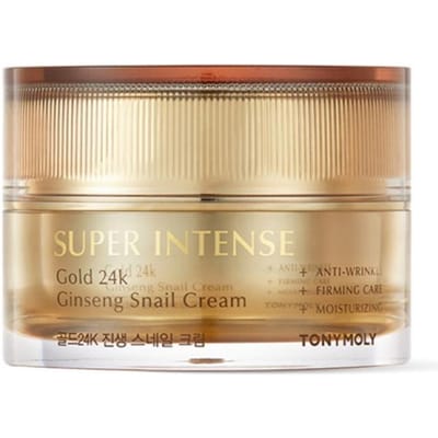 TONYMOLY Super Intense Goud 24K Ginseng Slakken Crème 50ml beige
