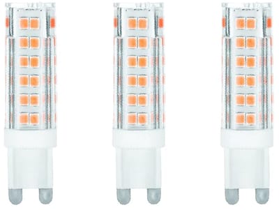 Avide G9 LED Insteeklamp 4.2W 220-240V - 3000K - 450lm - LED Lampjes Insteek - Warm wit licht - Vervangt 39W lamp - 3 stuks