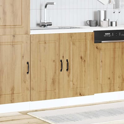 vidaXL - Spoelbakonderkast - Kalmar - 80x46x81,5 - cm - hout - artisanaal - eiken