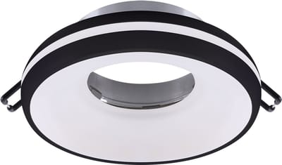 OFRA C - inbouwspot Armatuur - Rond - Zwart kleur - 95mm