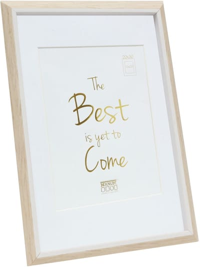 Deknudt Frames fotolijst S46WG3 P1 - lichte houtkleur/wit - 15x20 / 20x30 cm