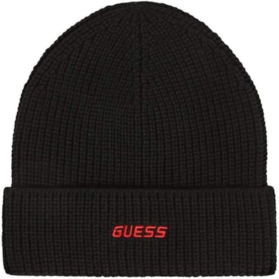 Rode baseballpet met logo voor heren van Guess