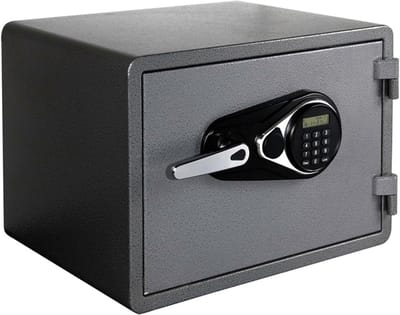 Meubelkluis met LCD Scherm en Elektronisch Cijferslot - Wandkluis met Vergrendelingsbouten