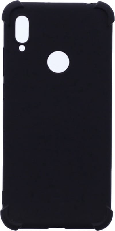 LuxeBass Hoesje geschikt voor Motorola Moto E6 Plus - Anti Shock - Zwart
