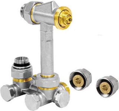 Jaga H-ventiel 5094.52 3/4" haaks wanduitvoering met standaard Kv