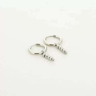 Oorbellen Sietske - Michelle Bijoux - Oorbellen - One size - Stainless Steel - Zilver