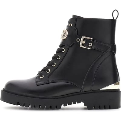 Guess dames veterschoen Olanna zwart