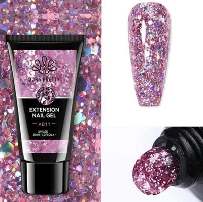 Born Pretty - Polygel - 30 ml - Polygel nagels - Polygel kleuren - Polygel producten - Polygel pink - Polygel roze - Polygel glitter - Polygel nude - Polygel tube - Polygel tube kleurtjes - Builder gel - Builder gel gel nagels - Gelnagels