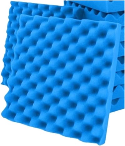 Akoestische Panelen - Geluiddempend Schuim - Ruimte Isolatie - Eenvoudige Installatie - 30x30x2.5cm - Blauw