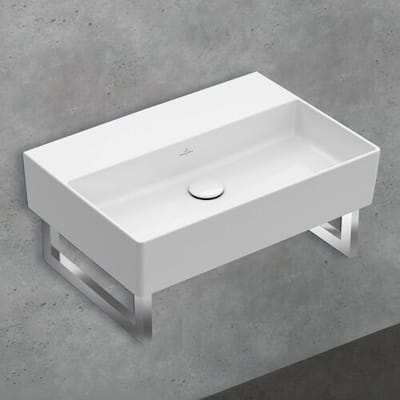 Villeroy & Boch Memento 2.0 washbasin 50 cm without tap hole, without overflow 4A225301