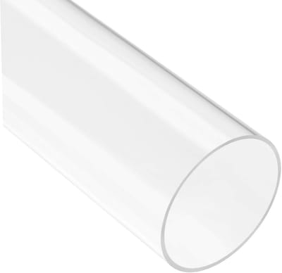 Dailygoods- Acrylbuizen Helder 61mm ID - Stijve Ronde Buis 65mm OD - 305mm Lengte - Hoogwaardige Lichtdoorlatendheid - Slagvast en Duurzaam - Voor Lampen en Waterkoelsystemen - Heldere Buis