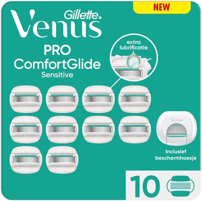 Gillette Venus Pro ComfortGlide Sensitive Scheermesjes - 10 stuks