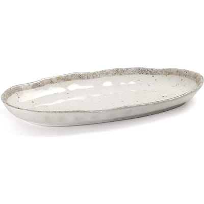 Ovale melamine schaal Lacor Earth 25,4x13x2,9 cm