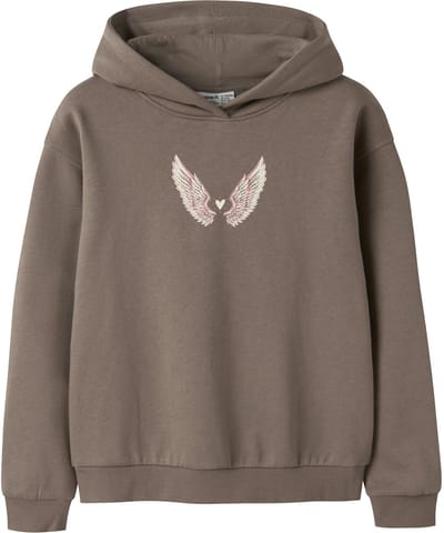 NAME IT - NKFLOTUSE LS RLX SWEAT WH BRU - Meisjes - Sweaters