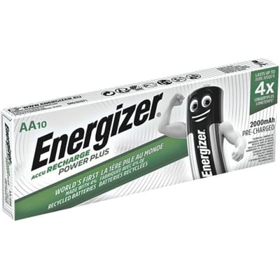 Batterij oplaadbaar Energizer 10xAA 2000mAh