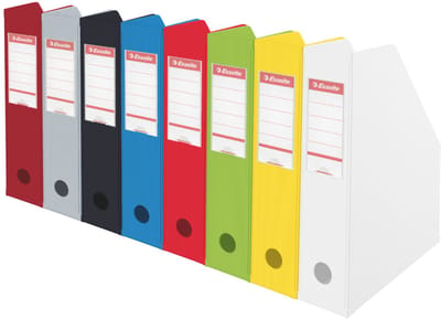 Esselte tijdschriftenhouder VIVIDA A4 rood 100mm karton