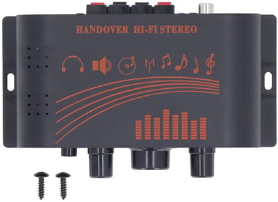 Krachtige Mini HiFi Stereo Versterker 2x20W met Aluminium Behuizing en Klankregeling