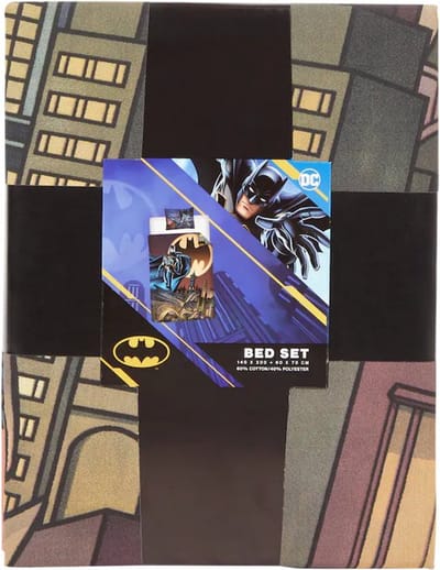 Dekbed overtrek Bathman, 1 persoons dekbed overtrek, Kinder dekbed, Marvel dekbed overtrek, Katoenen dekbed overtrek
