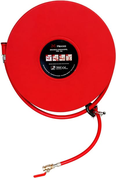 Mexxo Flex Brandslanghaspel 30 meter - KIWA keur - Haspelkast 600 mm - Inschuifbevestiging