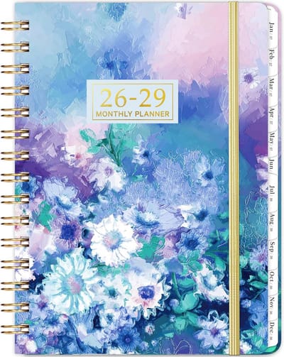 3-Jaars Maandplanner 2024 t/m 2027 - Kalender voor 36 Maanden - Groot Formaat (9x11 Inch)