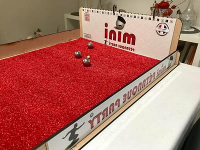 Opvouwbare Petanque Set - Mini Spel - Gezellig Spelen - Draagbare Rugzak - 170 cm - Rode Mat
