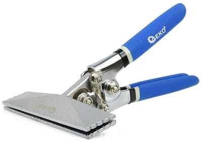 GEKO Profielvormende tang - Recht model - Ribbelbek - 150x30 mm - Antislip handgreep