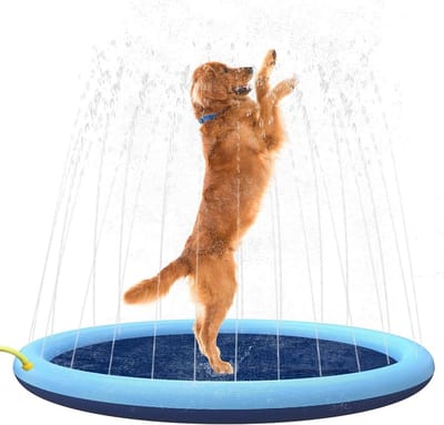 Animal-Boulevard-Sproeimat-voor-huisdieren-Cooling-L-Ø-150-cm-blauw