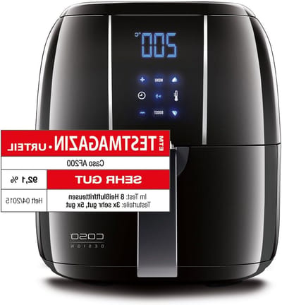 Heteluchtfriteuse - Mini oven - Gezond Frituren - 6 Programma's - 3 Liter - Zwart
