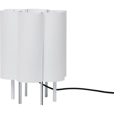 Ferm Living Boe Tafellamp H28 Zilver/ Naturel
