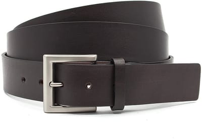 Heren XL riem bruin - 4 cm breed - Leer - Extra lange riem - Verstelbaar - Maat 125