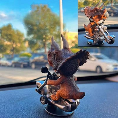 Auto Drift Ornament Tyrannosaurus Rex Driehoek Draak Drift Decoratie Auto Dashboard Decor Auto Creatief Ornament Kerstcadeau