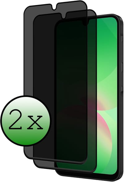 Screenprotector - 2 Stuks Geschikt voor Samsung Galaxy A26 - Privacy Filter - Beschermglas - Gehard Glas - Tempered Glass - Screen Protector